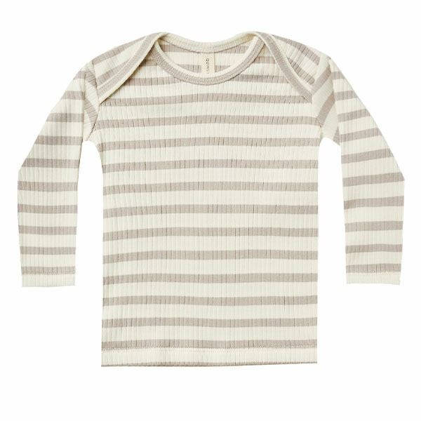 オーガニックコットン ベビーリブTシャツ（長袖）