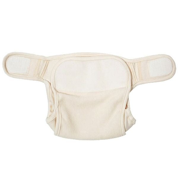 オーガニックコットン おむつカバー 外ベルト式 きなり 60