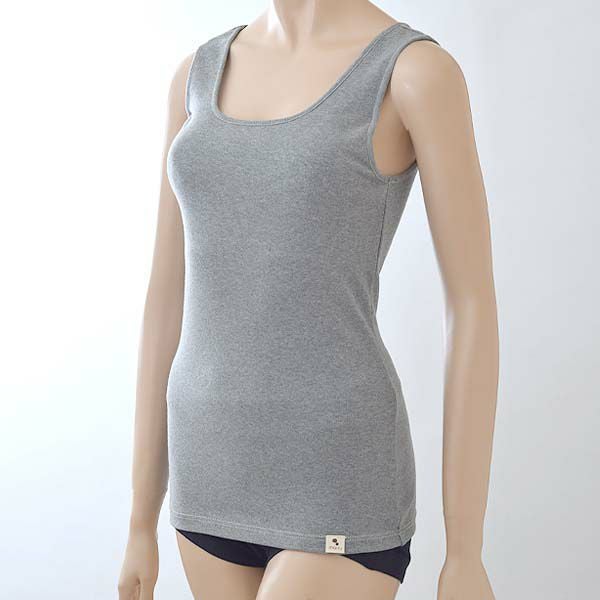 オーガニックコットン タンクトップ（パッドポケット付き）フライスBWタイプ SP