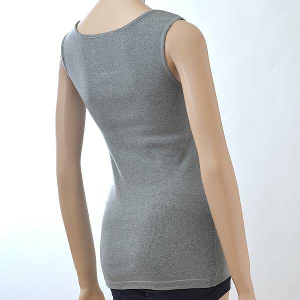オーガニックコットン タンクトップ（パッドポケット付き）フライスBWタイプ SP