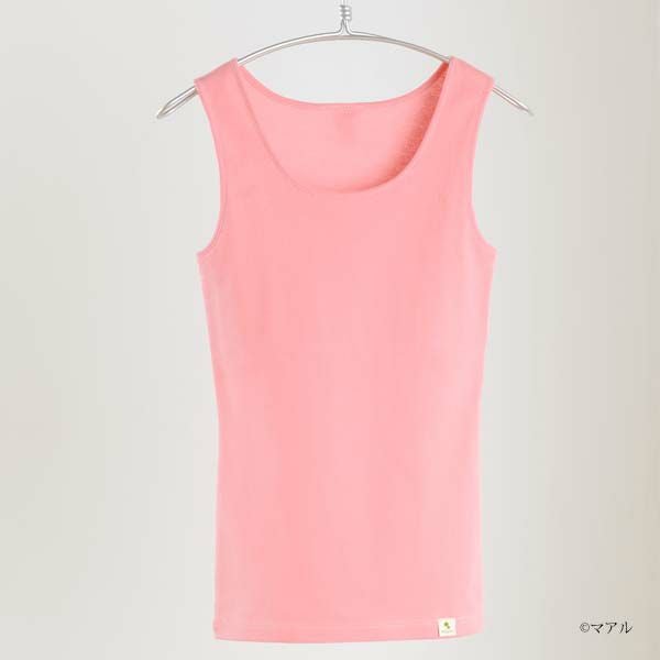 オーガニックコットン タンクトップ（パッドポケット付き）フライスBWタイプ SP