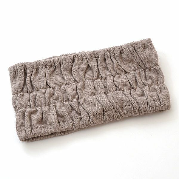 オーガニックコットン シャーリングヘアバンド