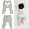 【SALE／20%OFF】 オーガニックコットン ベビー ハートロングパンツ