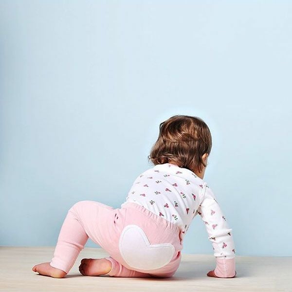 【SALE／20%OFF】 オーガニックコットン ベビー ハートロングパンツ