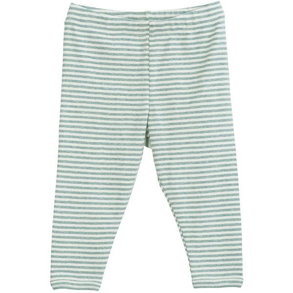 オーガニックコットン ベビー フライスレギンスStripe