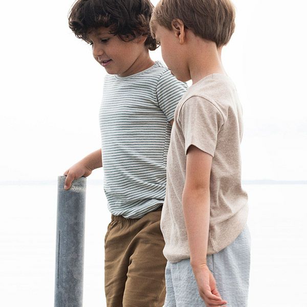 オーガニックコットン キッズ フライスTシャツ (半袖)