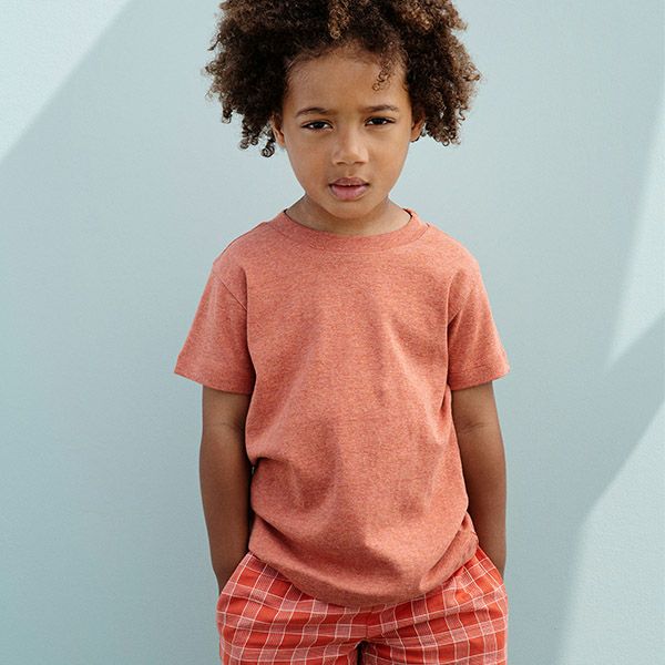 オーガニックコットン キッズ フライスTシャツ (半袖)