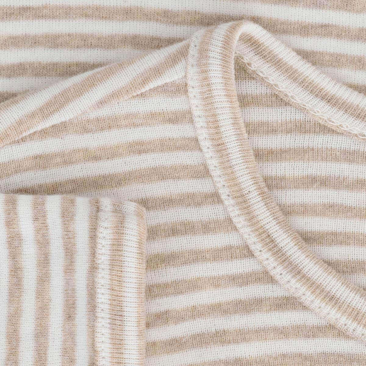 オーガニックコットン キッズ フライスTシャツStripe (半袖)