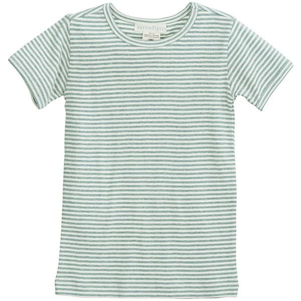 オーガニックコットン キッズ フライスTシャツStripe (半袖)