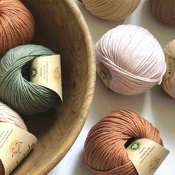オーガニックコットン Supersoft Cotton yarn 50g Black