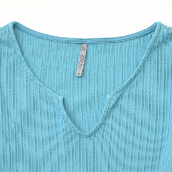 オーガニックコットン ポインテル スプリットネックＴシャツ(半袖)