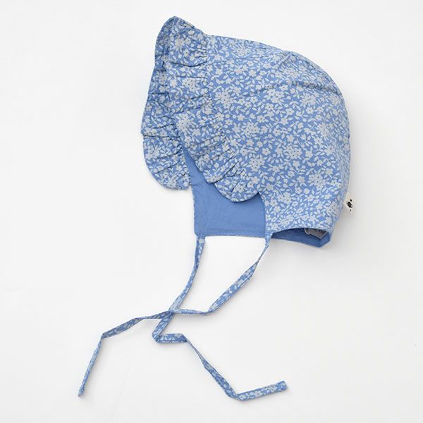 オーガニックコットン ベビーフローラルボンネット