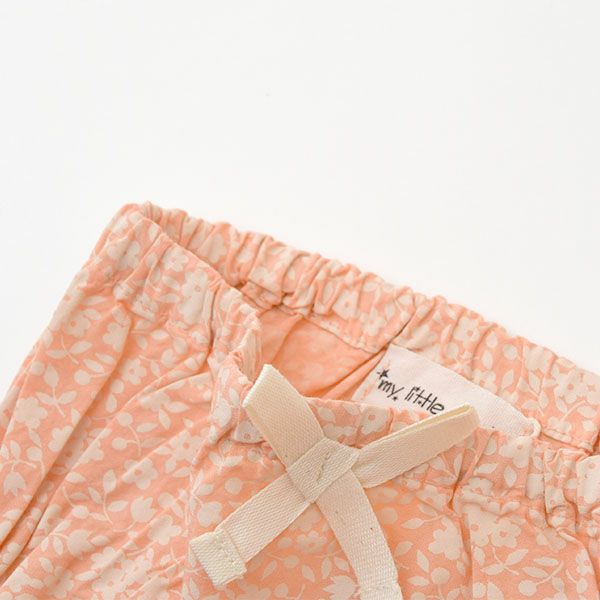 オーガニックコットン ベビーフローラルブルマ