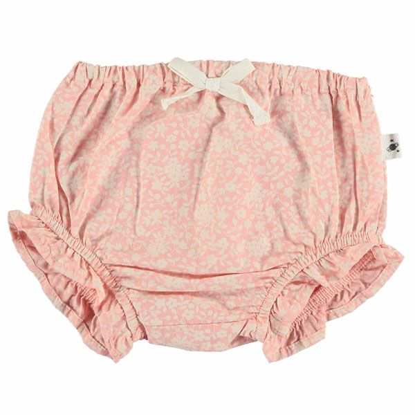 オーガニックコットン ベビーフローラルブルマ