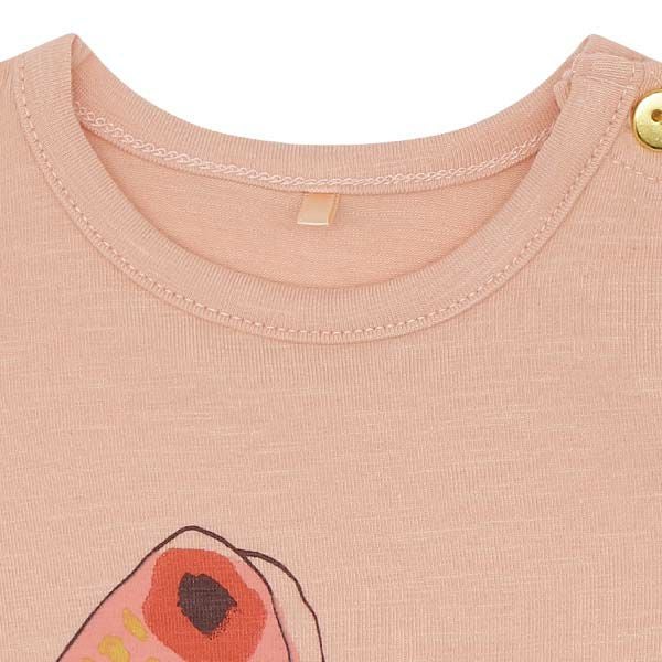 オーガニックコットン ベビー フリル袖ボディ Helga