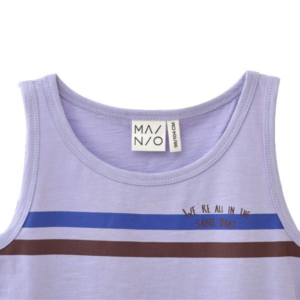 オーガニックコットン キッズ スラブノースリーブトップ Helmsman