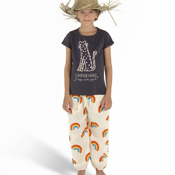 オーガニックコットン キッズ スラブTシャツ MagicLeopard(半袖)