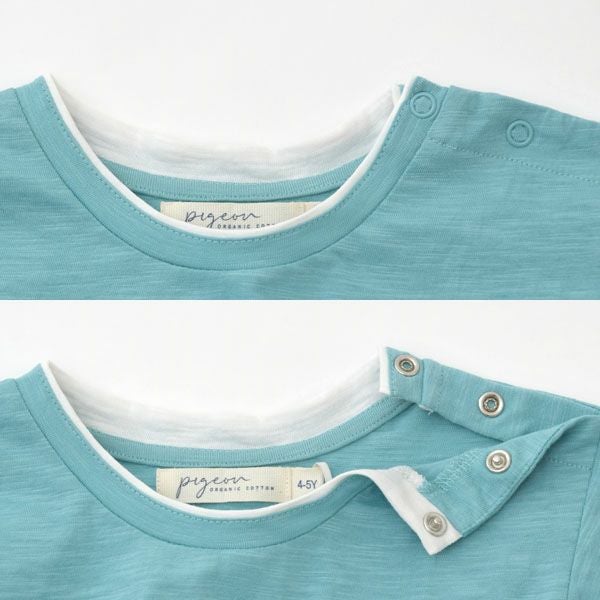 オーガニックコットン キッズスラブTシャツ(半袖)