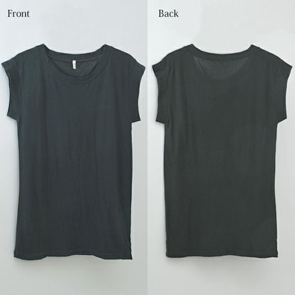 オーガニックコットン 薄地 フレンチスリーブ