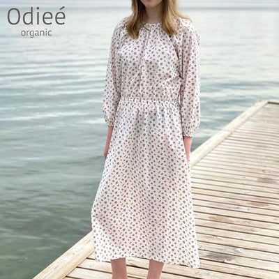 オーガニックコットン ウエストゴムワンピース Liberty