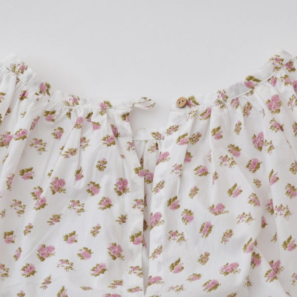 オーガニックコットン ウエストゴムワンピース Liberty