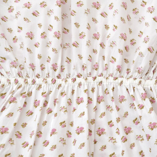 オーガニックコットン ウエストゴムワンピース Liberty