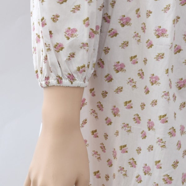 オーガニックコットン ウエストゴムワンピース Liberty