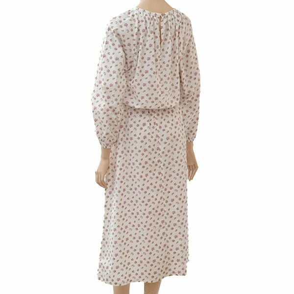 オーガニックコットン ウエストゴムワンピース Liberty