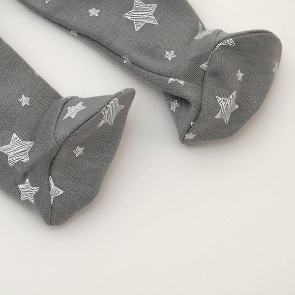 オーガニックコットン ベビー足つきパンツStar(2色セット)