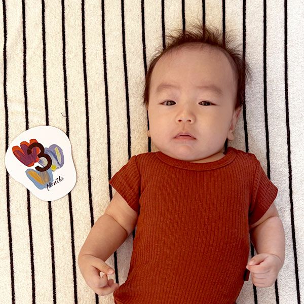 オーガニックコットン＆モダール ベビーショートロンパース(2色セット)