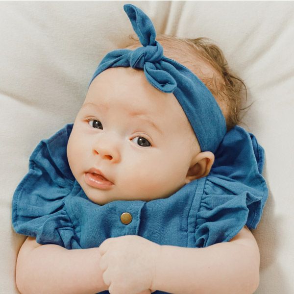 オーガニックコットン ベビーモスリン ヘッドバンド
