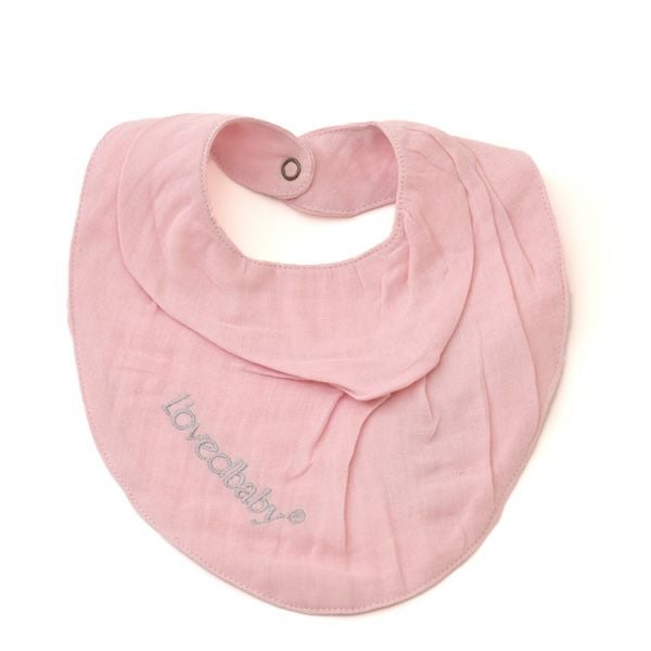 オーガニックコットン ベビーモスリン バンダナビブ