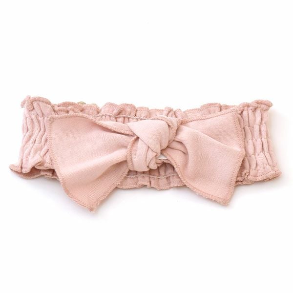 オーガニックコットン ベビースモッキング ヘッドバンド