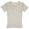 オーガニックコットン キッズポインテル ヘンリーネックTシャツ（半袖）