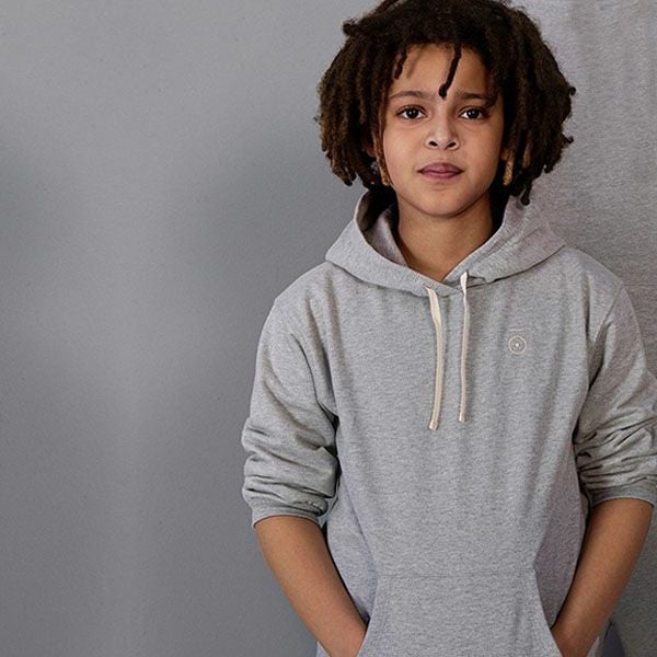 【SALE／20%OFF】 オーガニックコットン キッズ  プルパーカー