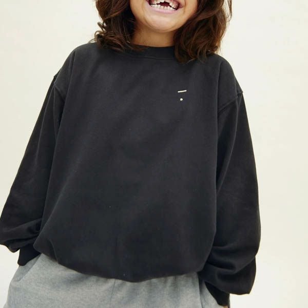 オーガニックコットン キッズ ドロップショルダースウェットシャツ