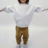 オーガニックコットン キッズ ドロップショルダースウェットシャツ