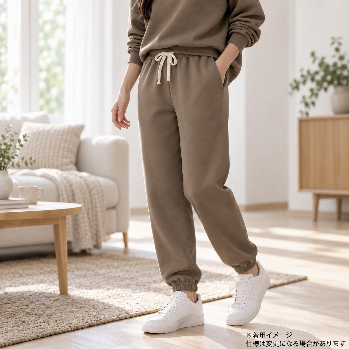 オーガニックコットン トラックパンツ