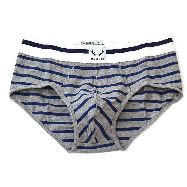 オーガニックコットン メンズブリーフ NAUTICAL Stripes