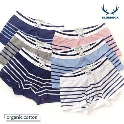 オーガニックコットン メンズボクサーパンツ NAUTICAL Trunk Stripes