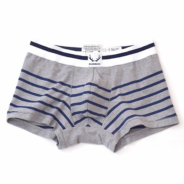 オーガニックコットン メンズボクサーパンツ NAUTICAL Trunk Stripes