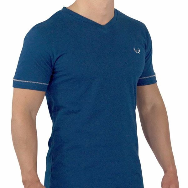 オーガニックコットン メンズVネックＴシャツ(半袖)