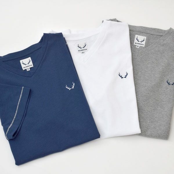 オーガニックコットン メンズVネックＴシャツ(半袖)