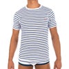 オーガニックコットン メンズクルーネックＴシャツ Stripes(半袖)