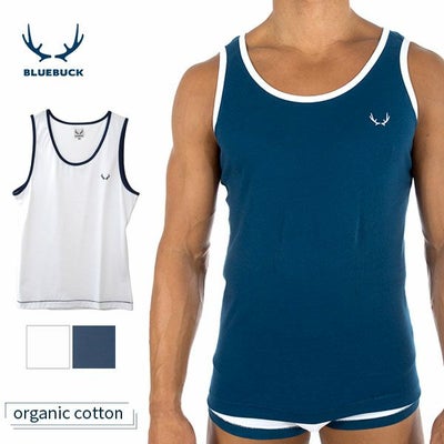 オーガニックコットン メンズタンクトップ