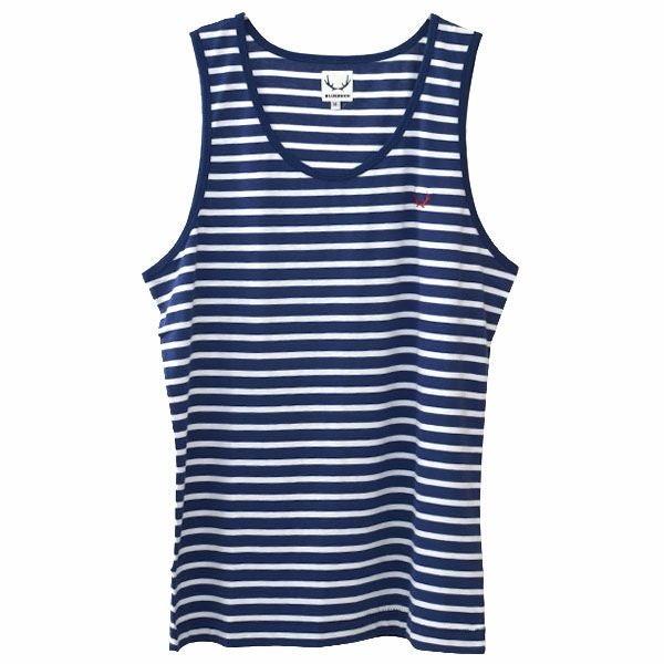 オーガニックコットン メンズタンクトップ Stripes