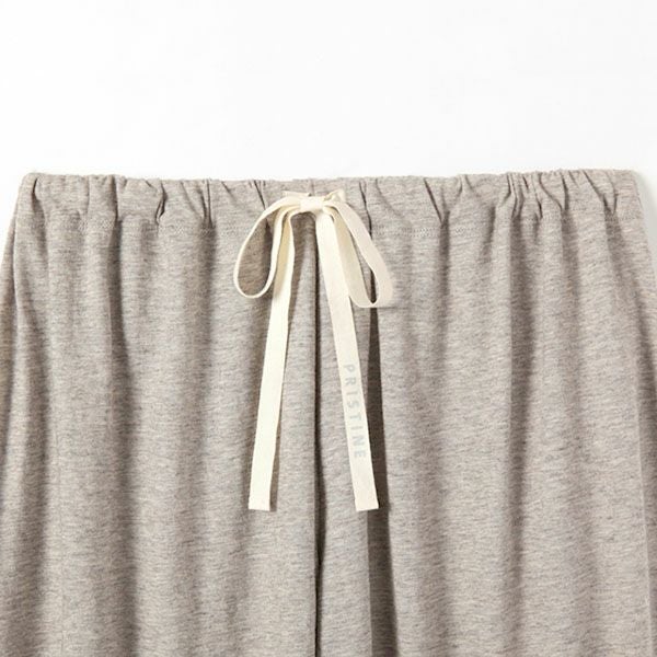 オーガニックコットン＆ヤク ギャザーパンツ グレー M