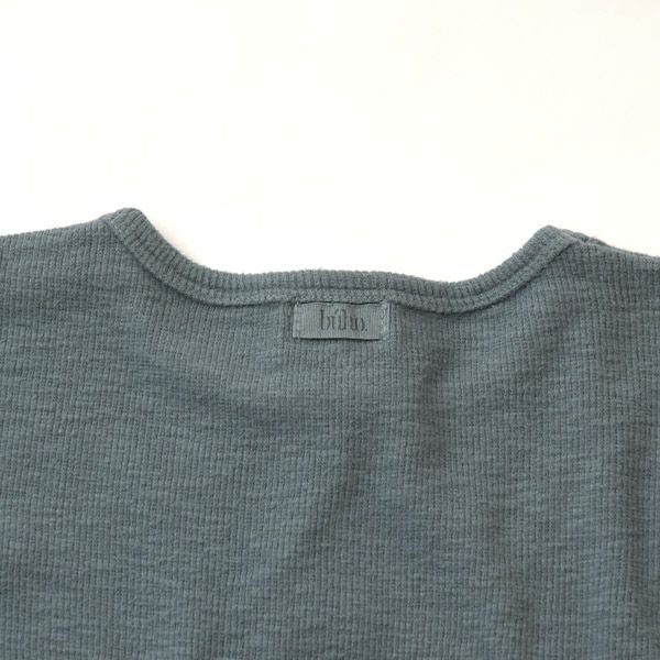 オーガニックコットン キッズ バードプリントコンビドレス(長袖)