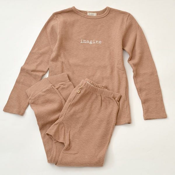 オーガニックコットン キッズ ソフトリブホームセット(長袖)