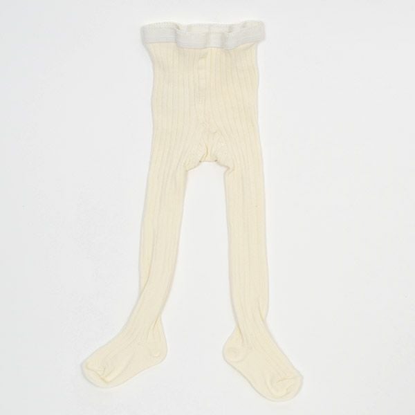オーガニックコットン ベビーリブタイツ